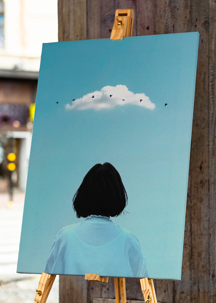 Hochfliegende Vögel