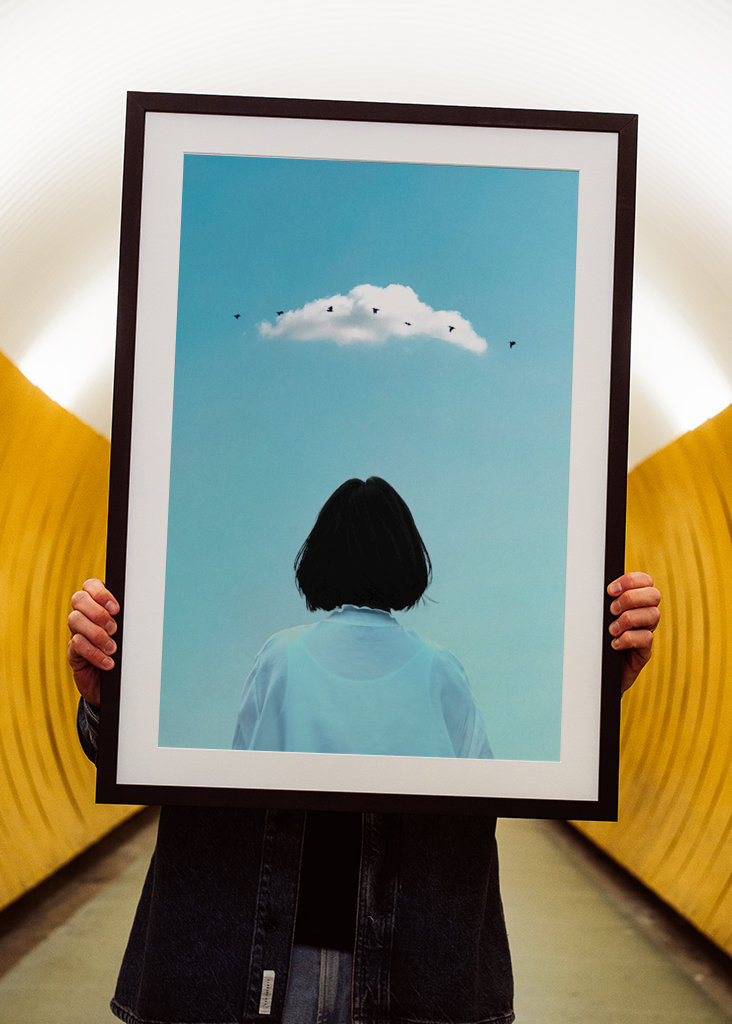 Hochfliegende Vögel