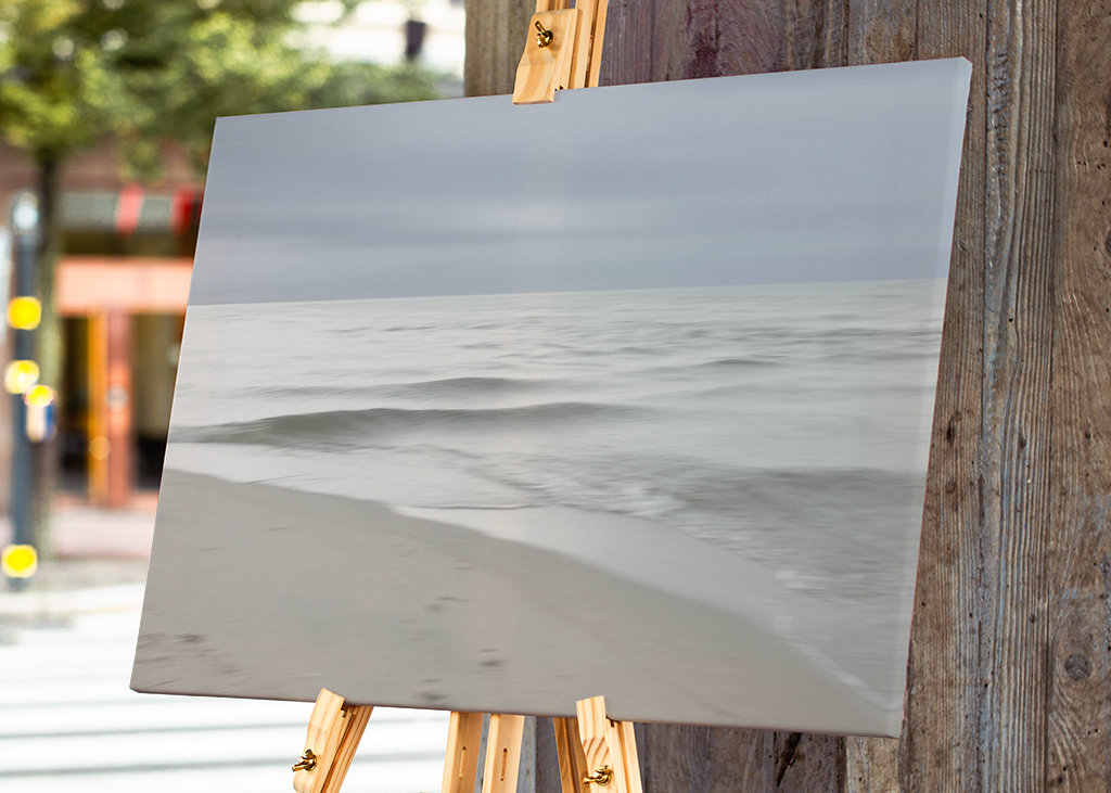Paysage marin avec des nuages