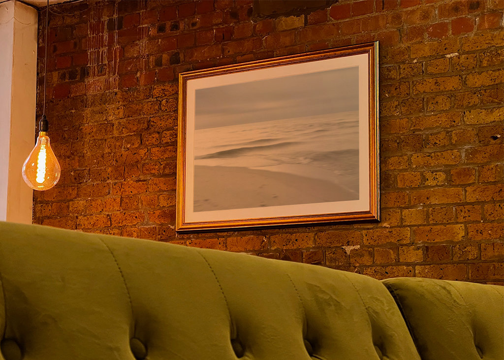 Paysage marin avec des nuages