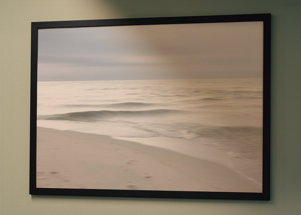 Paysage marin avec des nuages