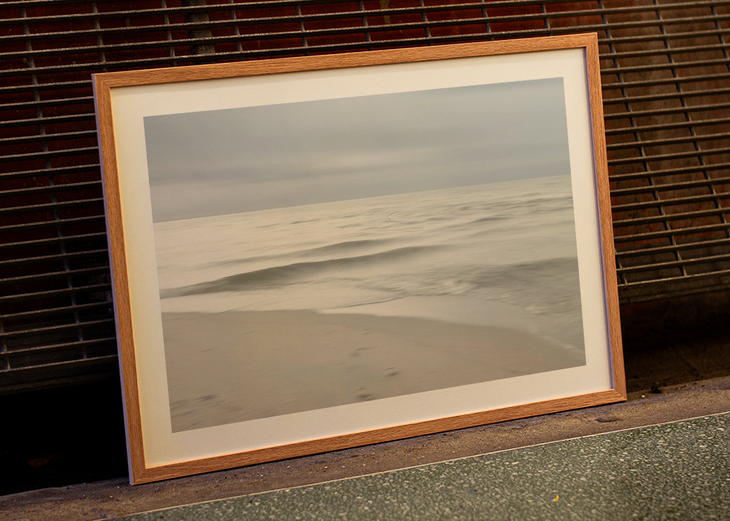 Paysage marin avec des nuages