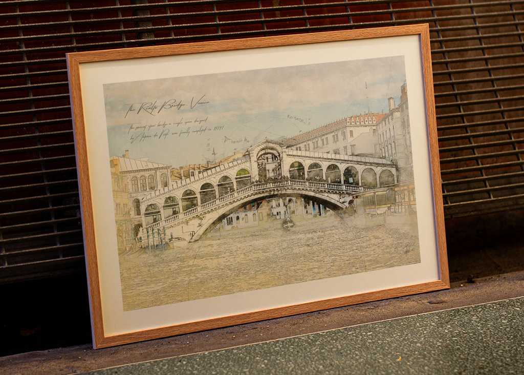 Die Rialtobrücke, Venedig