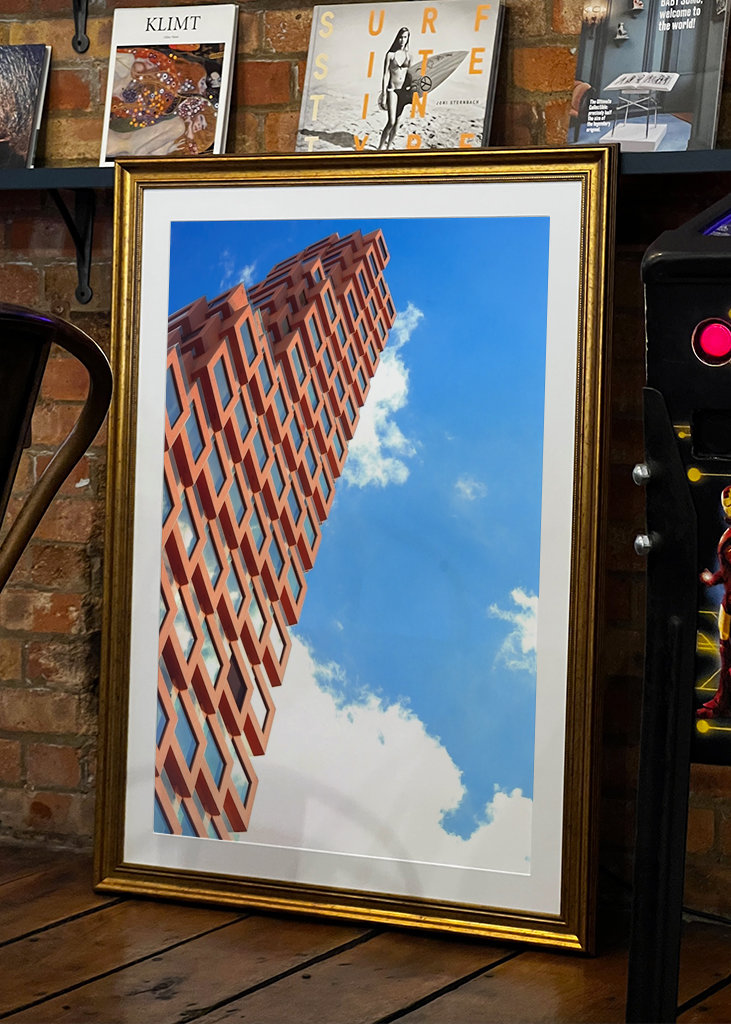 Immeuble de grande hauteur sur le piège