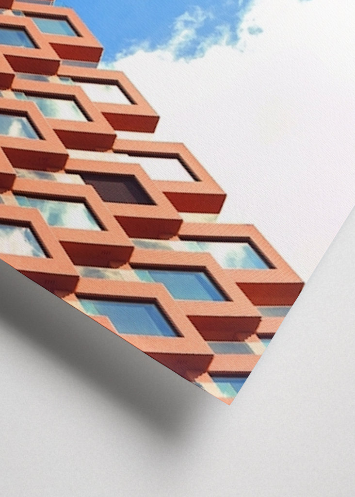 Immeuble de grande hauteur sur le piège