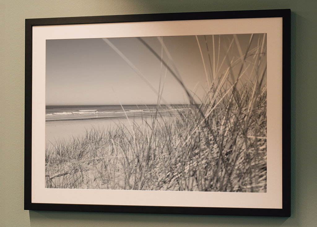 Plage noire et blanche 