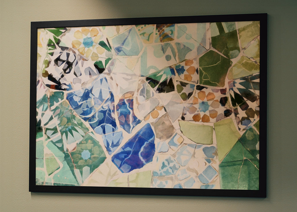 Mosaik von Barcelona 07