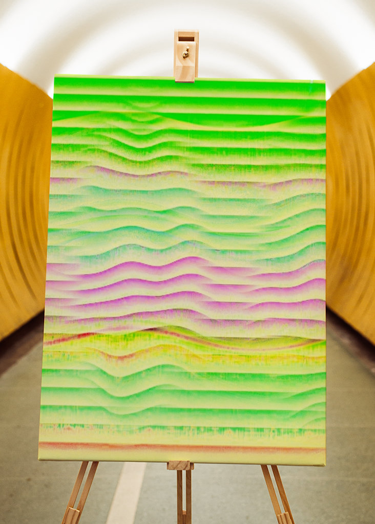 Viele bunte Papierstreifen