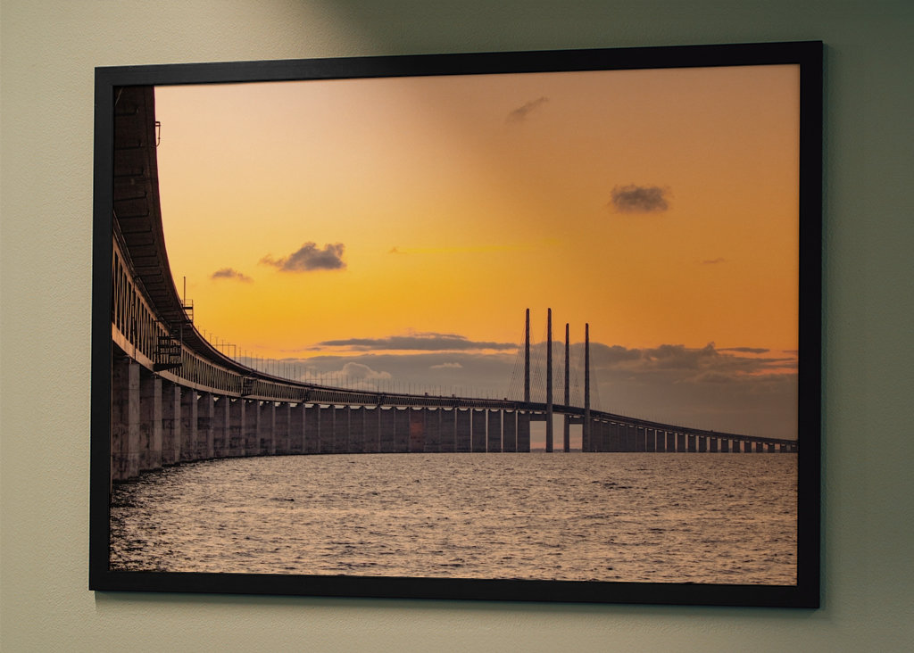 Sonnenuntergang über dem Sund