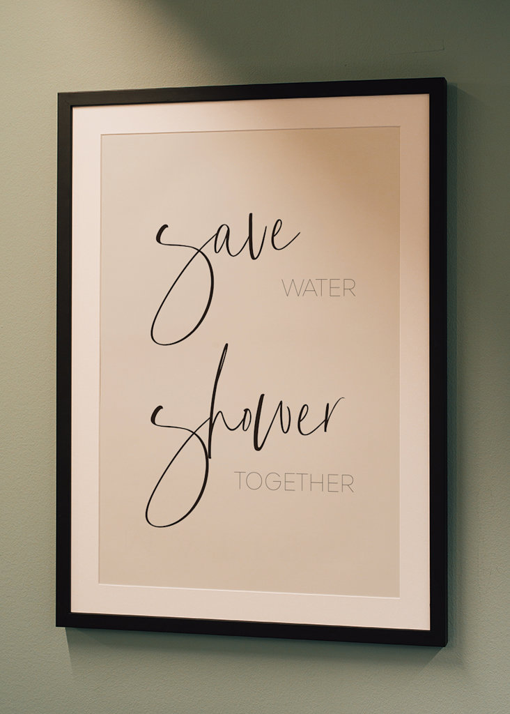 Economie l’eau - douches ensemble