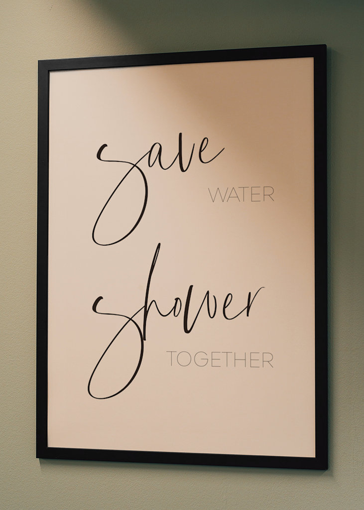 Economie l’eau - douches ensemble