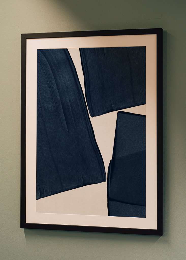 Minimalist Painting Blue III