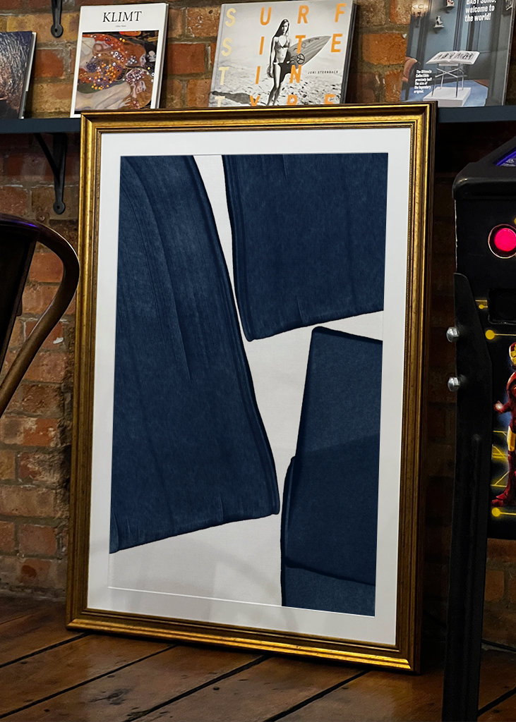 Minimalist Painting Blue III