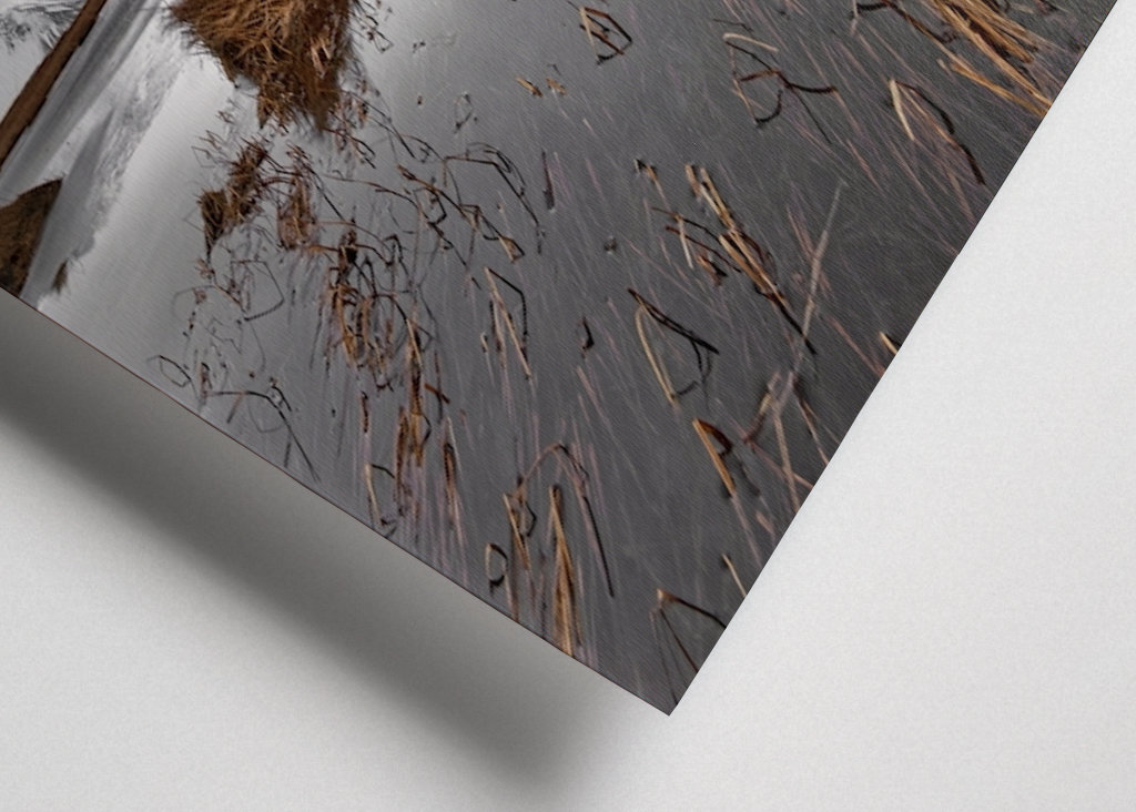 Bergkette mit Spiegelung