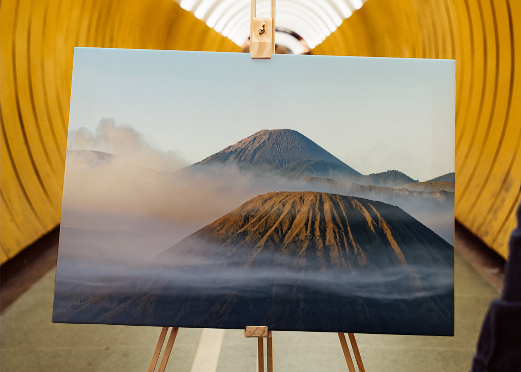 Morgenlicht am Vulkan