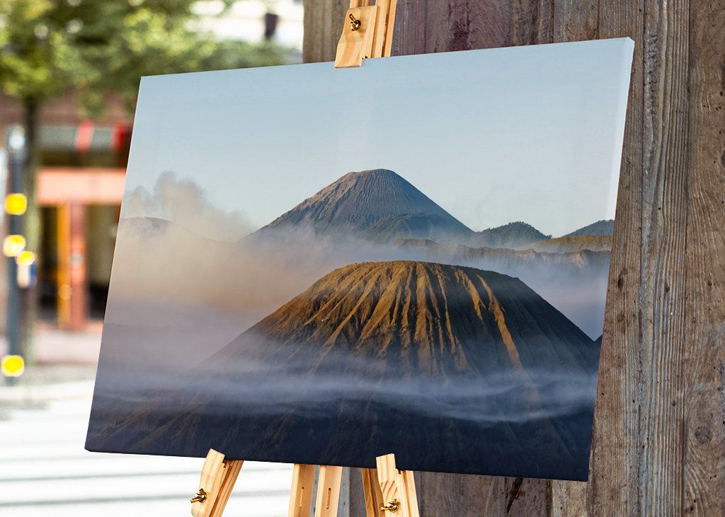 Morgenlicht am Vulkan