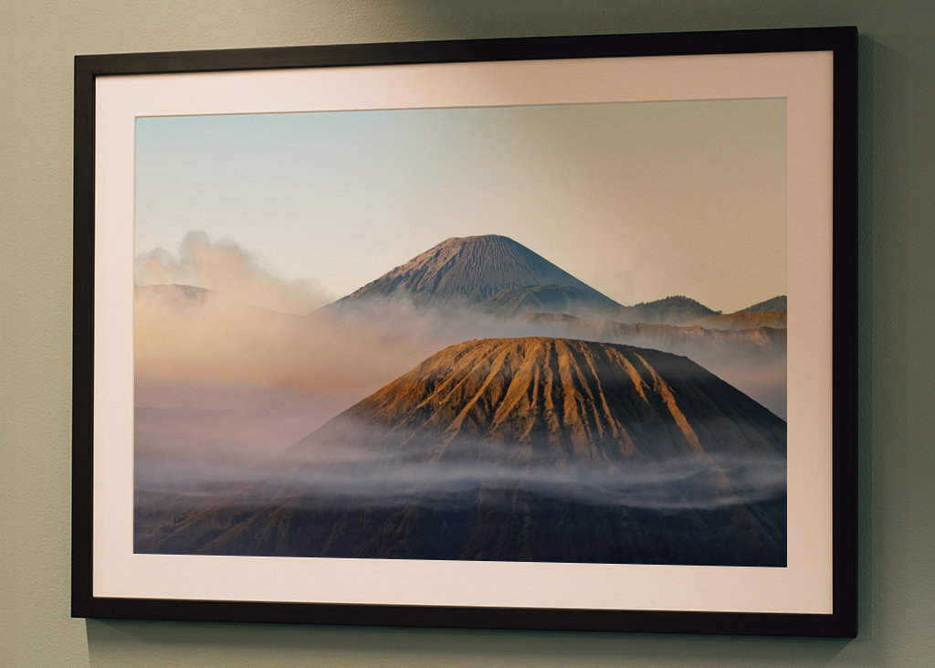 Morgenlicht am Vulkan