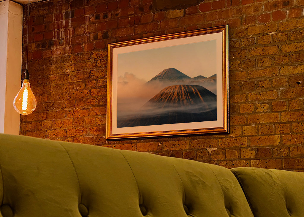 Morgenlicht am Vulkan