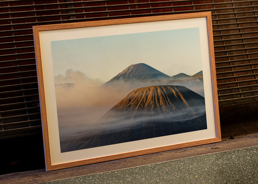 Morgenlicht am Vulkan