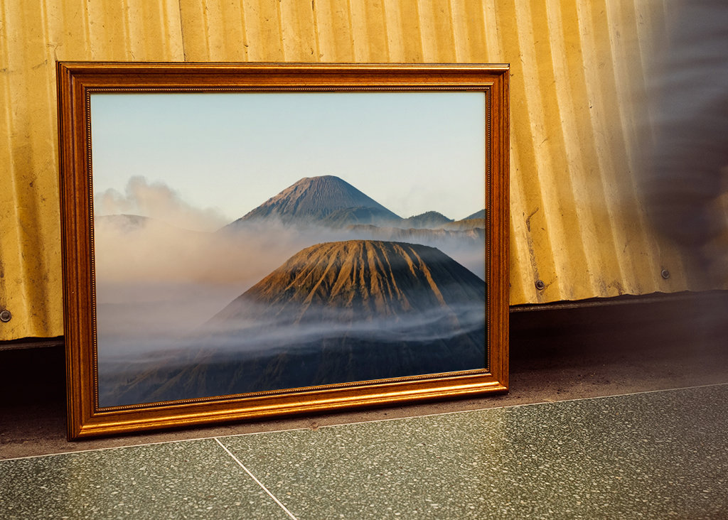 Morgenlicht am Vulkan