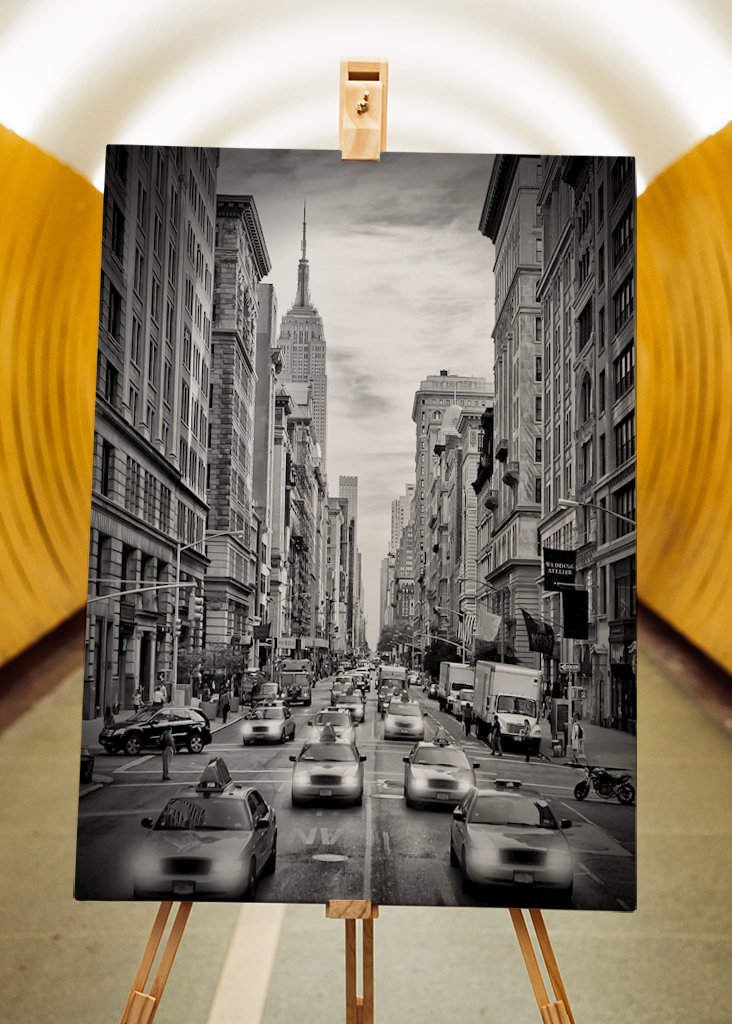 NYC 5th Avenue Verkehr