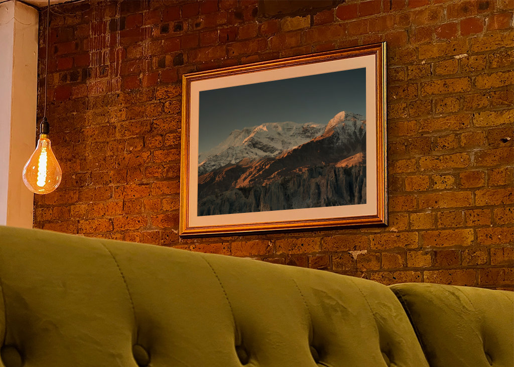 Sunrise view in the Himalayas