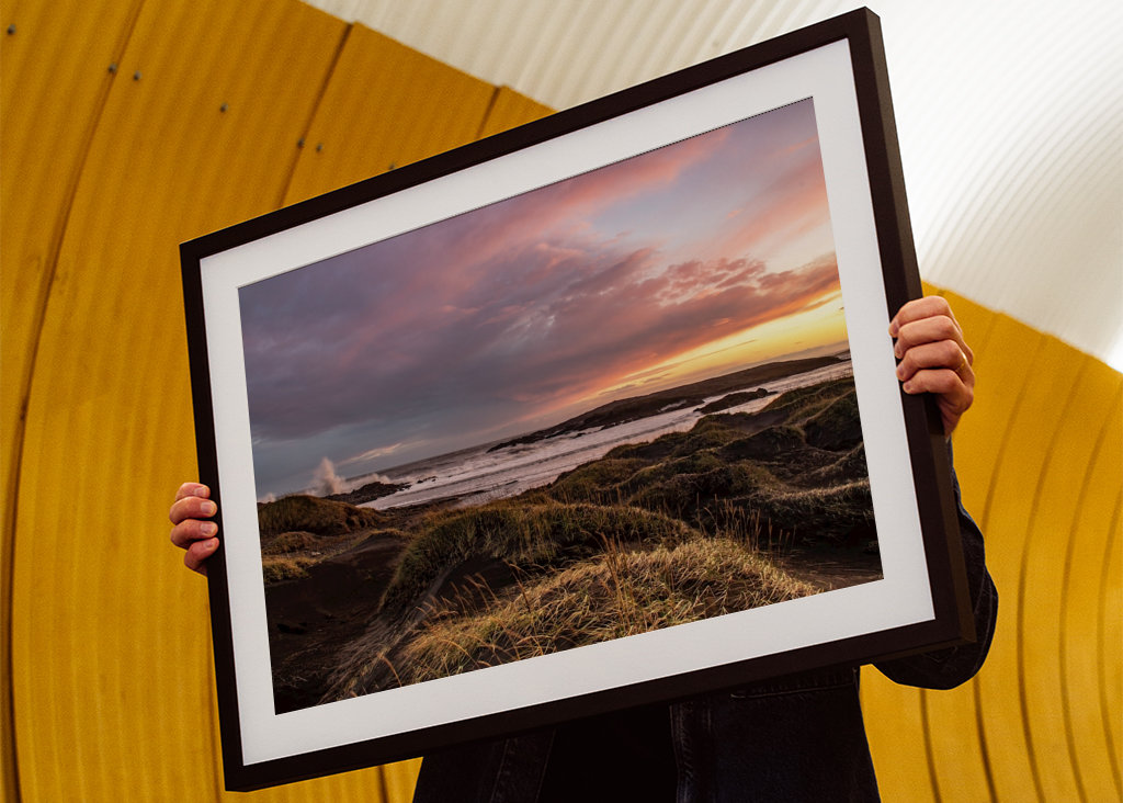 Sonnenuntergang in den Dünen