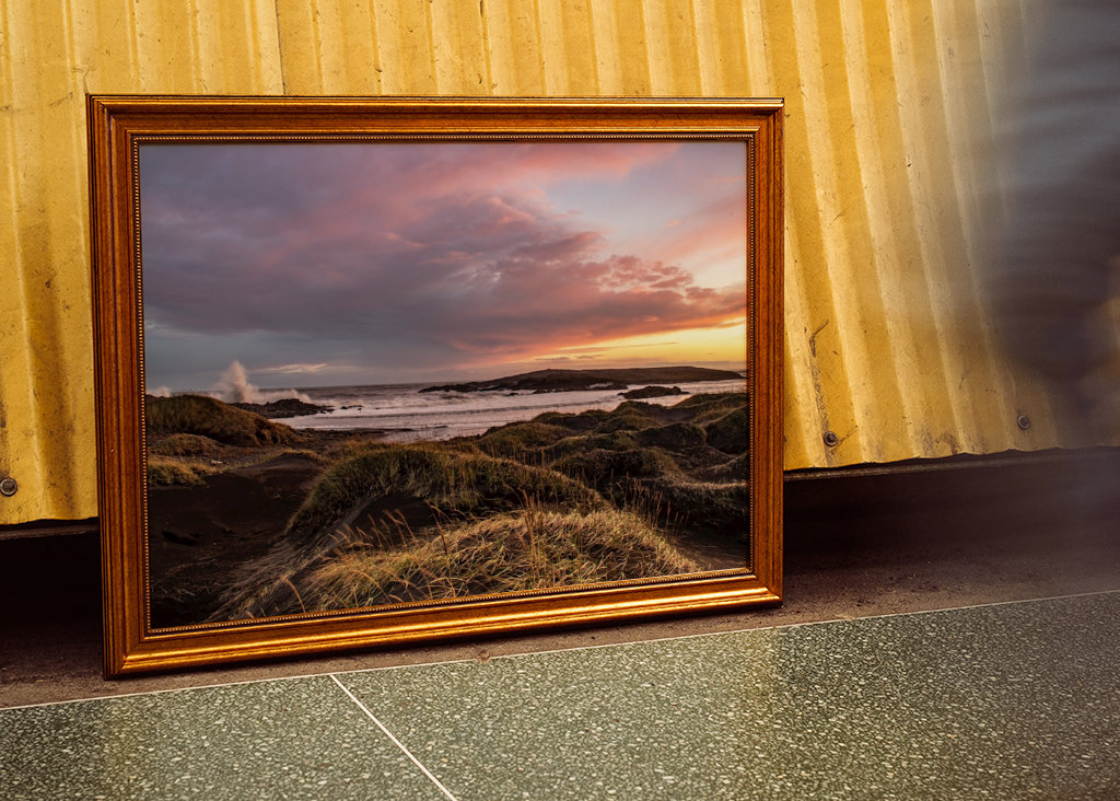 Sonnenuntergang in den Dünen