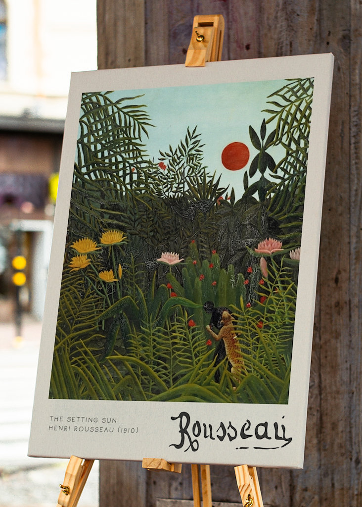 El sol poniente - H Rousseau