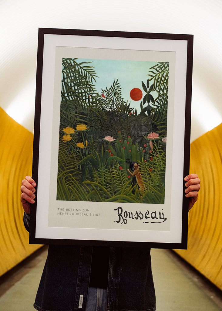 El sol poniente - H Rousseau