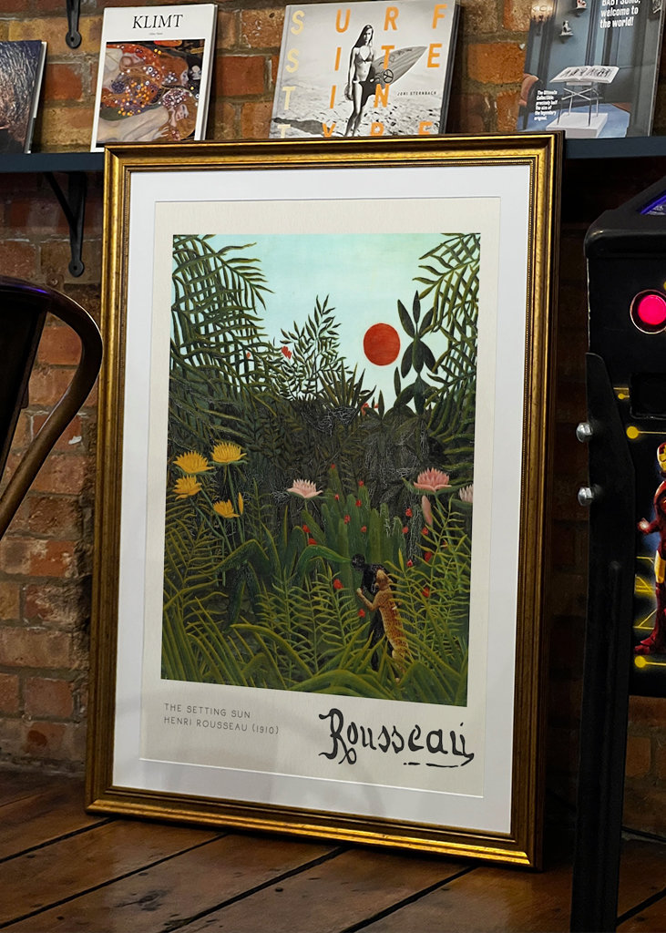 El sol poniente - H Rousseau