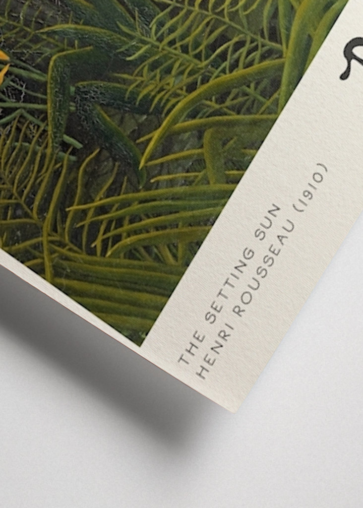 El sol poniente - H Rousseau