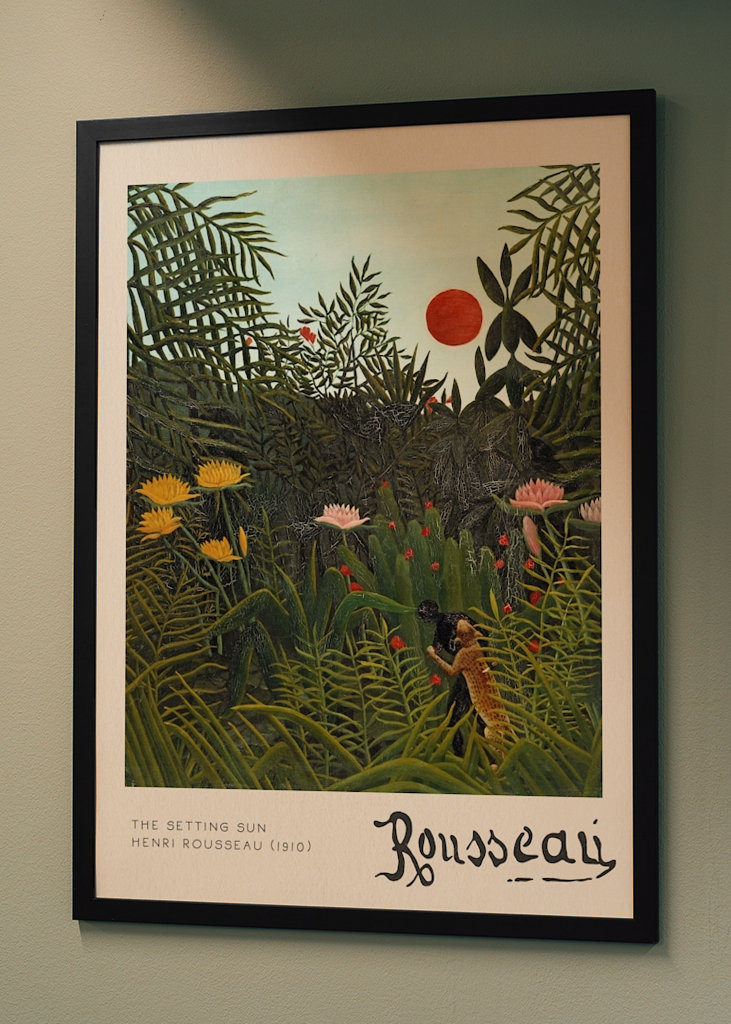 El sol poniente - H Rousseau