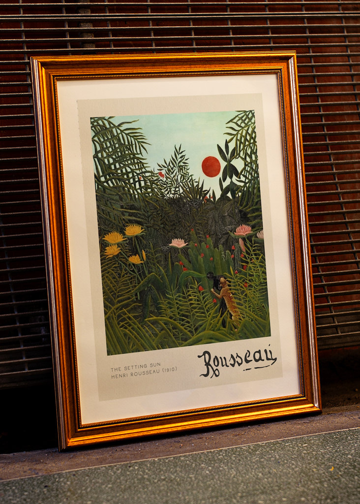 El sol poniente - H Rousseau