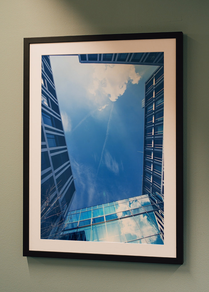 Blauer Himmel Hamburgban