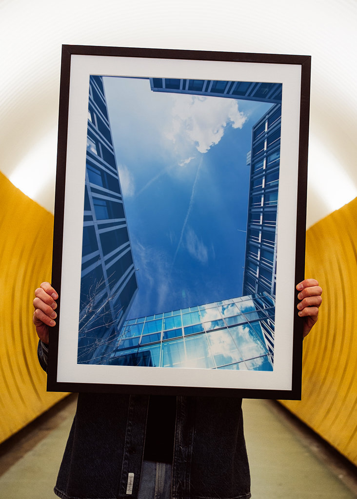 Blauer Himmel Hamburgban