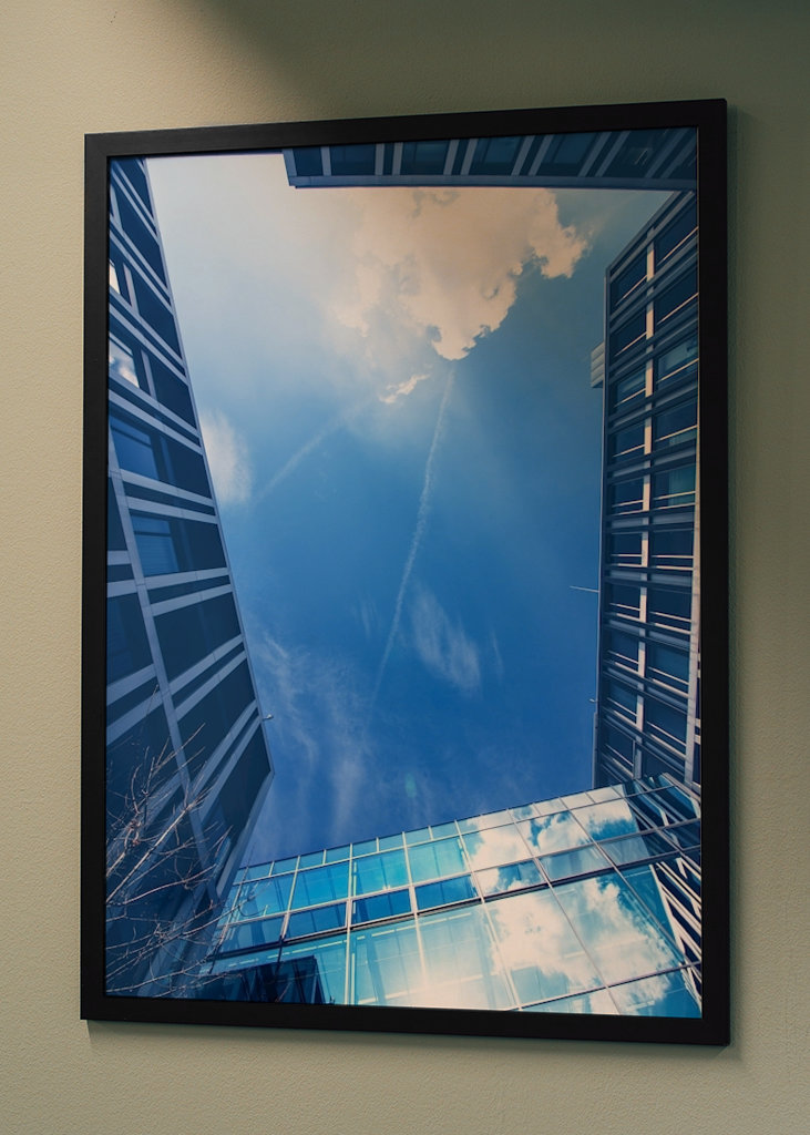 Blauer Himmel Hamburgban