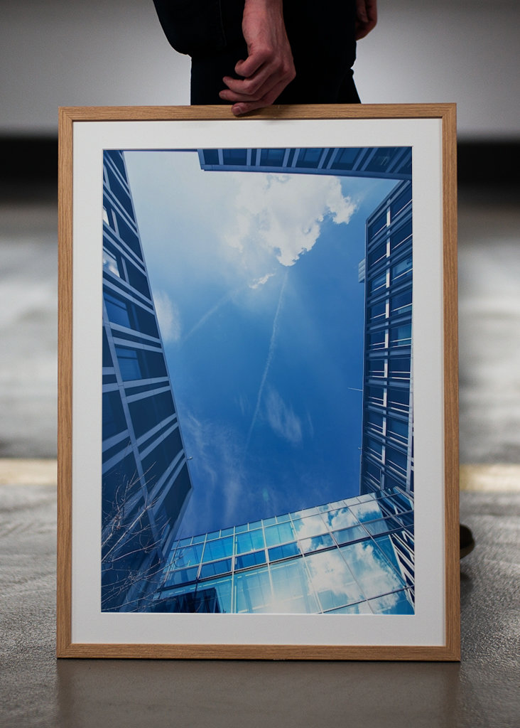 Blauer Himmel Hamburgban