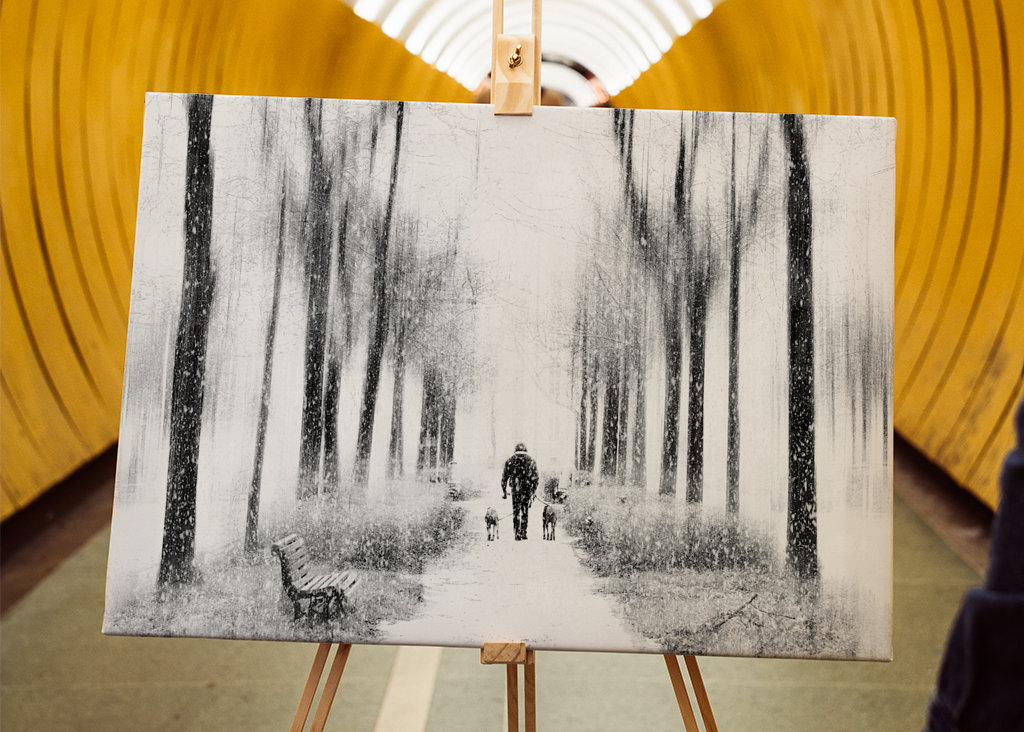 Spaziergang im Schnee