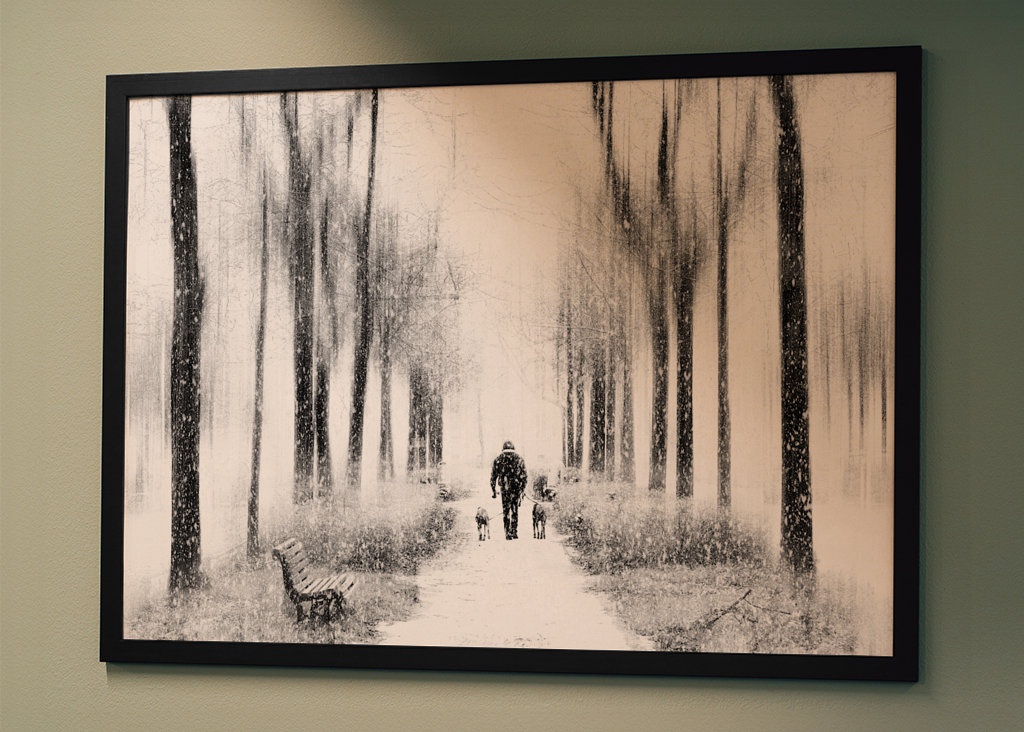 Spaziergang im Schnee