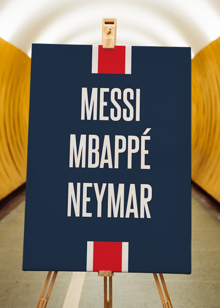 Messi, Mbappé, Neymar 