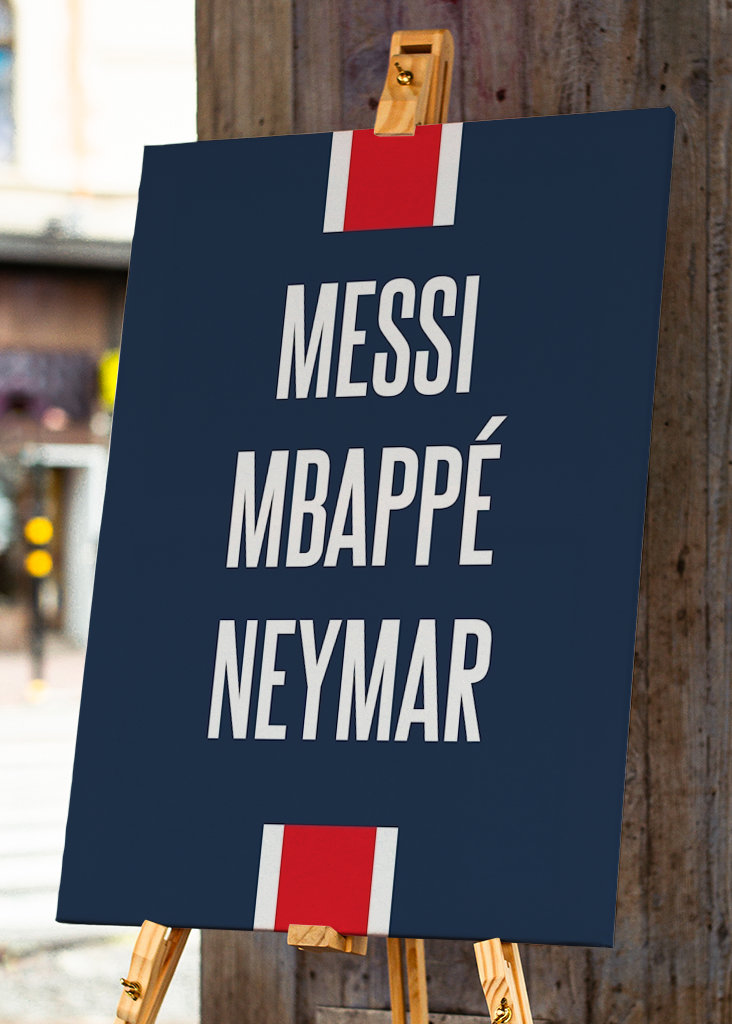 Messi, Mbappé, Neymar 