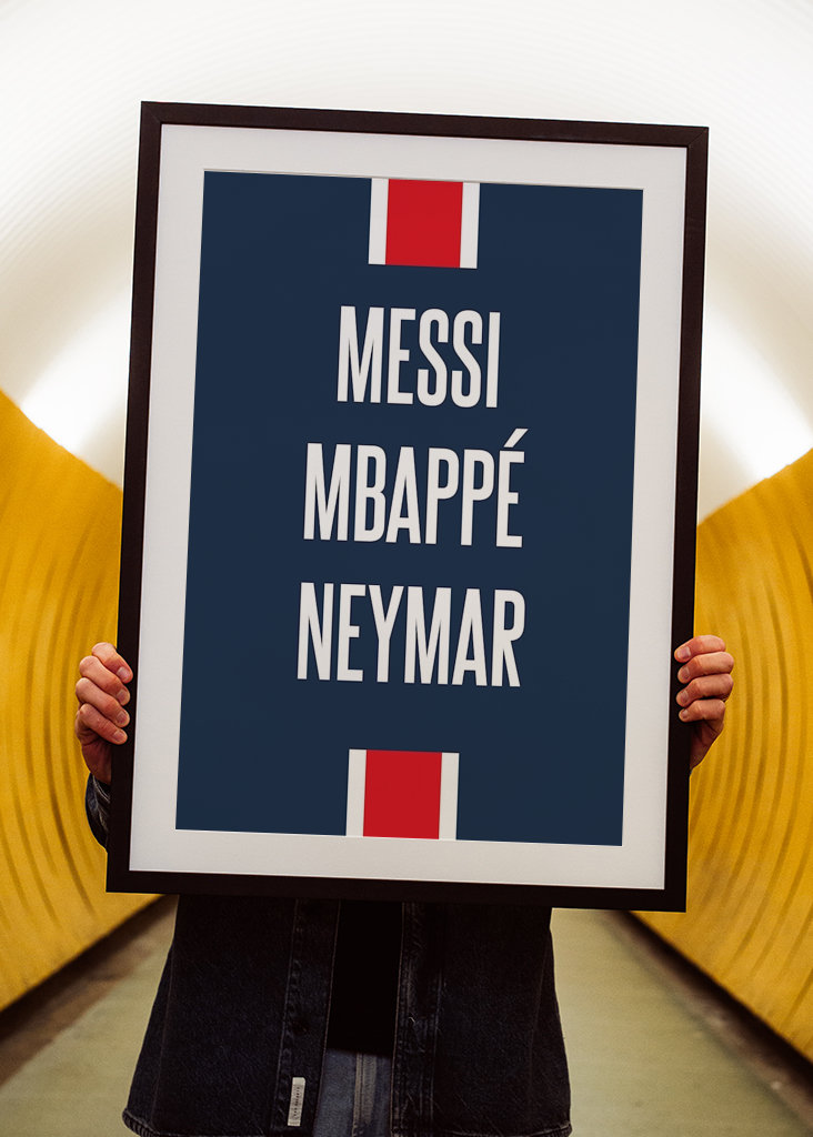 Messi, Mbappé, Neymar 