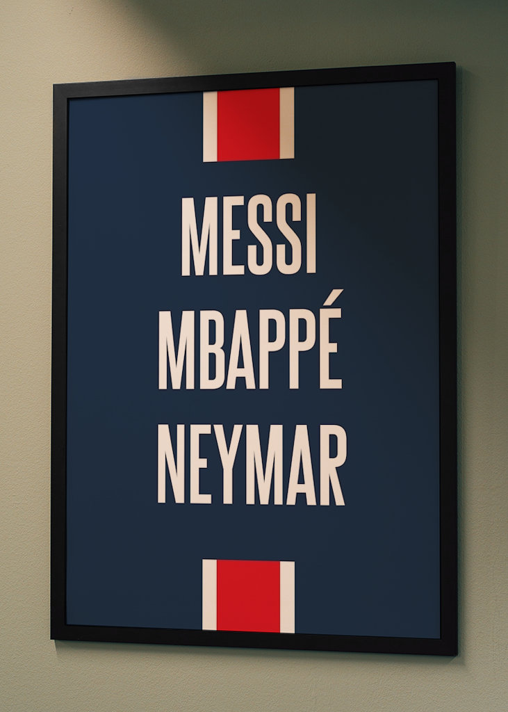 Messi, Mbappé, Neymar 