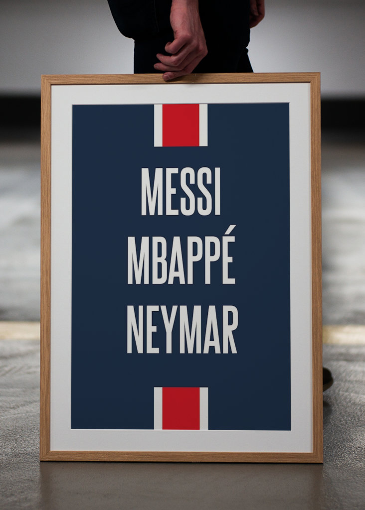 Messi, Mbappé, Neymar 