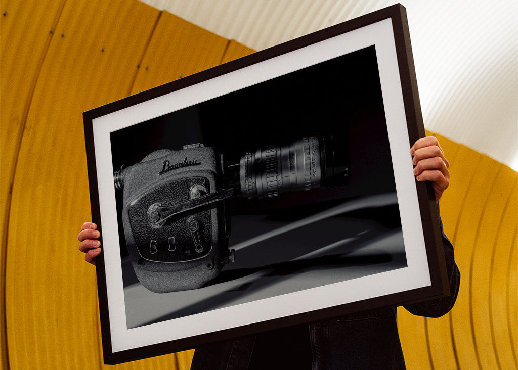 Una vieja cámara de cine