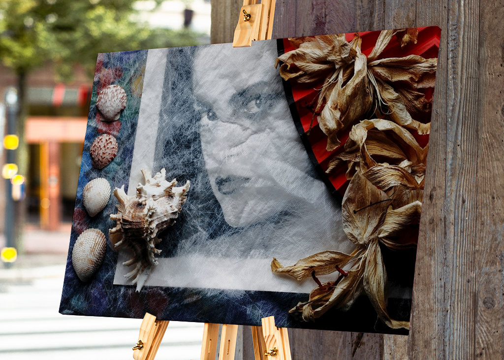 Mädchen mit Muscheln