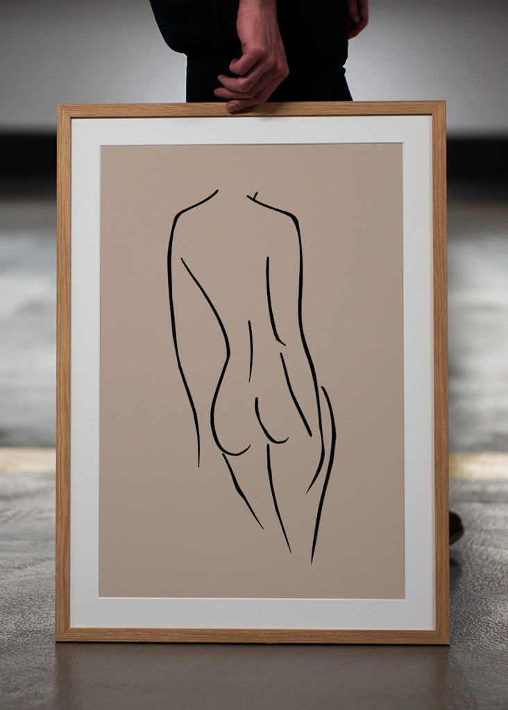 Line Art Nude 