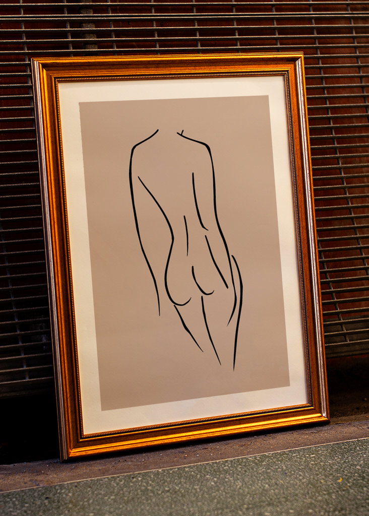 Line Art Nude 