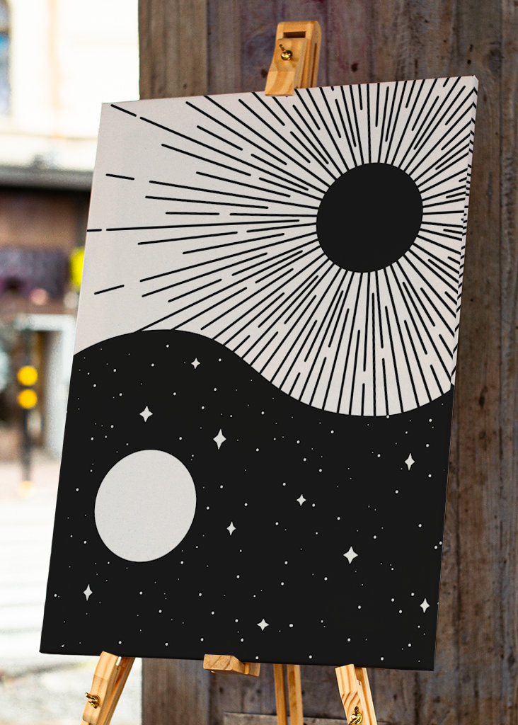 Yin Yang Black - Nap & Hold